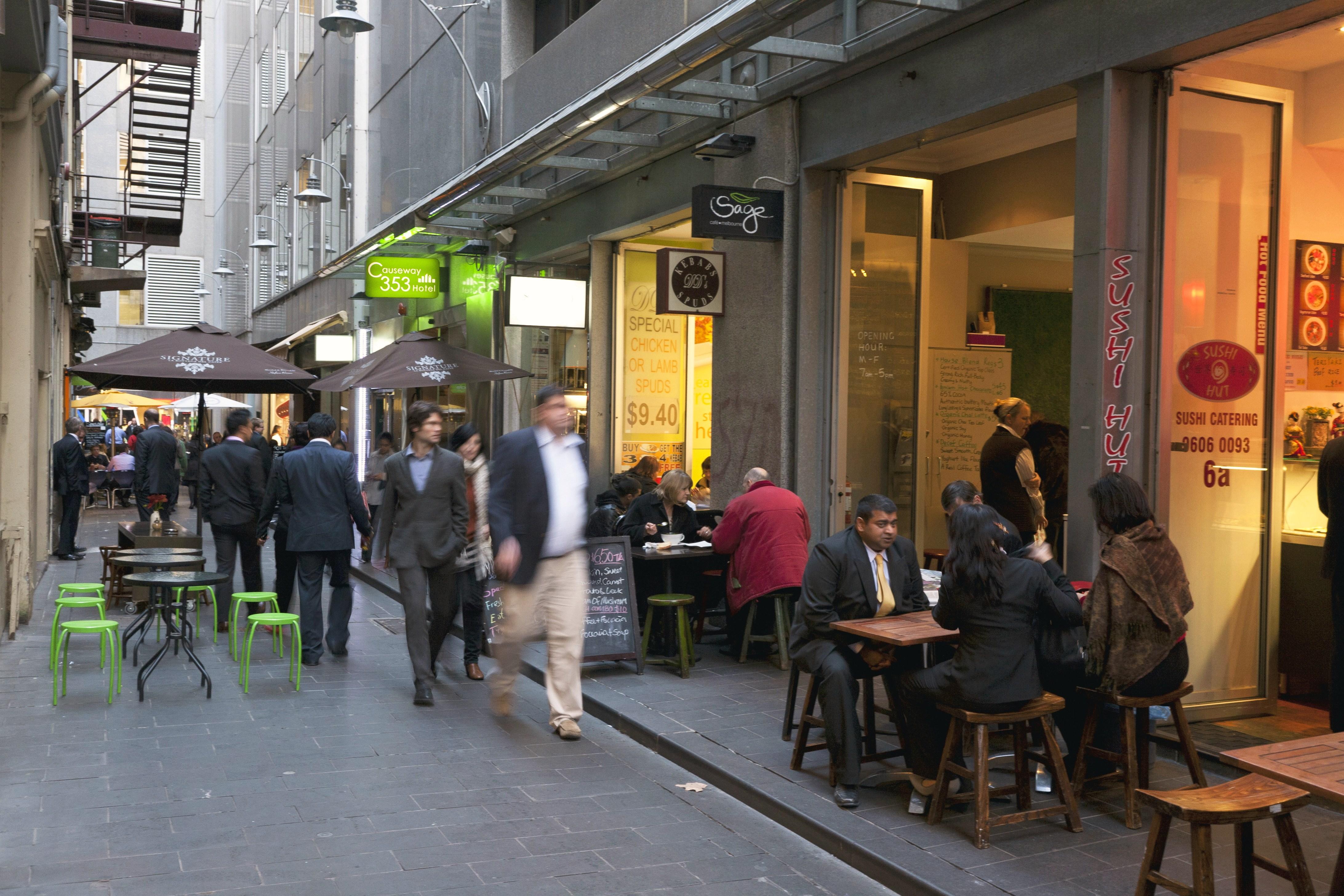 Causeway 353 Hotel Melbourne Eksteriør billede